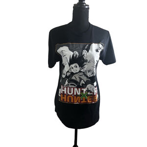 Hunter x Hunter Anime Graphic Tee Black Size Small